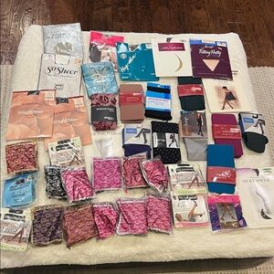 Vintage Lot of Nylons Stockings NEW silkies tights pantyhose